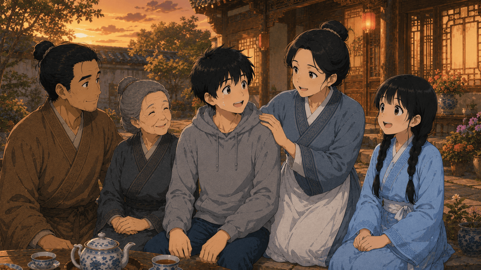 「だからお兄ちゃんが大切」と静かに語る鈴鐺。外で何かが倒れる音。