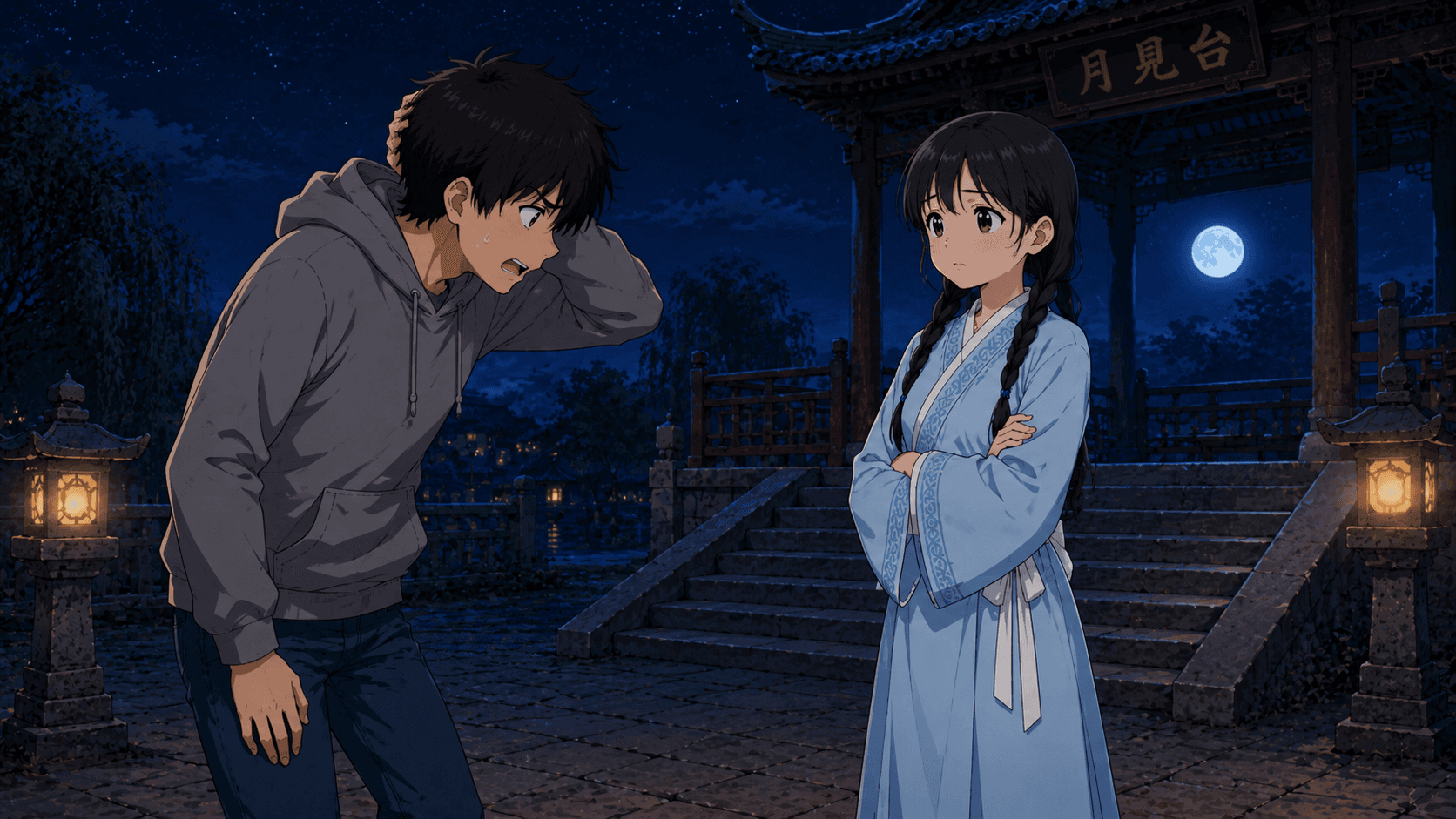「飛虎のことばかり!」と声を高くする玲。